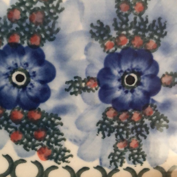 Hand painted in Poland Serving dish - Picture 2 of 4